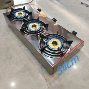 Bếp gas 3 lò ngắn gọn, nấu mỳ cay nhanh, nồi nhỏ tiện lợi – Giá 750.000 VND 4