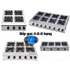 Bếp gas 4-6 lò đa năng nấu mỳ cay, cơm niêu, bánh xèo - Bếp ga 6 họng 862.400đ