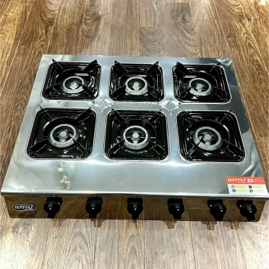Bếp gas 4-6 lò đa năng nấu mỳ cay, cơm niêu, bánh xèo - Bếp ga 6 họng 862.400đ 7 Bếp gas 4-6 lò đa năng nấu mỳ cay, cơm niêu, bánh xèo - Bếp ga 6 họng 862.400đ 7