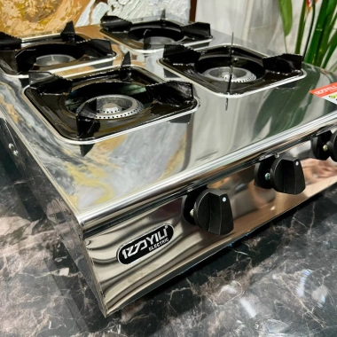 Bếp gas 4 họng 4 cửa giá ưu đãi 850k - lửa mạnh, tiết kiệm năng lượng 6