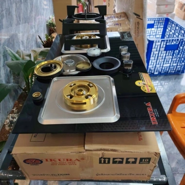 Bếp gas âm dương IKURA IV-Tk680 3 vùng nấu, lửa to cao cấp, hàng Thái - 3,6tr 3