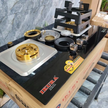 Bếp gas âm dương IKURA IV-Tk680 3 vùng nấu, lửa to cao cấp, hàng Thái - 3,6tr 6
