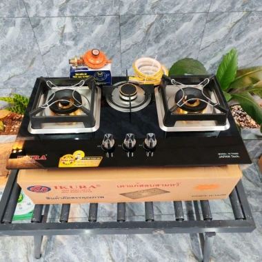 Bếp gas âm dương IKURA IV-Tk680 3 vùng nấu, lửa to cao cấp, hàng Thái - 3,6tr 10