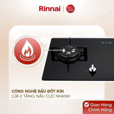 Bếp gas âm Rinnai RVB-212BG mặt kính kiềng men - Giá ưu đãi 3.913.140₫ 3 Bếp gas âm Rinnai RVB-212BG mặt kính kiềng men - Giá ưu đãi 3.913.140₫ 3