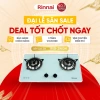Bếp gas âm Rinnai RVB-2WGN mặt kính, kiềng men - Giá ưu đãi 4,473,700₫