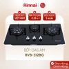 Bếp gas âm Rinnai RVB-312BG - Mặt kính sang trọng, kiềng men bền, giảm giá 2