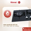 Bếp gas âm Rinnai RVB-312BG - Mặt kính sang trọng, kiềng men bền, giảm giá 3