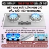 Bếp Gas Đôi Lật Cao Cấp 10 Đầu Đốt - Tự Động Ngắt, Kính Cường Lực, Tiết Kiệm Gas, Bảo Hành 12 Tháng - Giá 2.5 Triệu