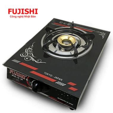 Bếp Gas Đơn Đôi Hồng Ngoại Kính Cường Lực, Đầu Đốt Nhôm Fujishi 229.000 VND 9