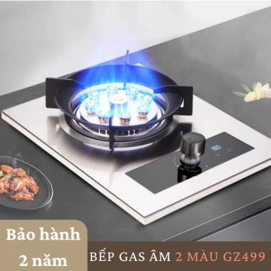 Bếp Gas Đơn GZ499 Cảm Biến 9 Đầu Đốt ĐỒNG Cao Cấp - Hẹn Giờ Ngắt, Bảo Hành Chính Hãng, Giá 1,1 Triệu