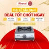 Bếp gas đơn Rinnai RV-150(G) mặt bếp men, kiềng men, dùng bình gas lớn – Giá ưu đãi 463.540₫