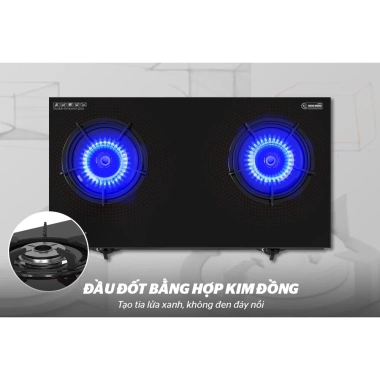 Bếp Gas Dương Kính SUNHOUSE SHB2.023/2.025/2.106 - Bảo Hành 12 Tháng, Bếp Đôi Tiết Kiệm Ga, Giá 545.000 VND 4