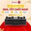 Bếp gas dương Rinnai RJ-565EB, mặt bếp men và kiềng men, hàng chính hãng, giảm 19%