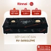 Bếp gas dương Rinnai RV-3.615GL(FM) - mặt bếp kính sang, kiềng bếp men bền, giảm 21% chỉ 1.951.180₫ 2