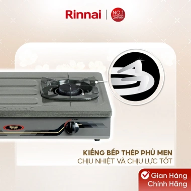 Bếp gas dương Rinnai RV-370(GM)N mặt bếp men kiềng bếp men - Giá chỉ 991.760 VND 4 Bếp gas dương Rinnai RV-370(GM)N mặt bếp men kiềng bếp men - Giá chỉ 991.760 VND 4