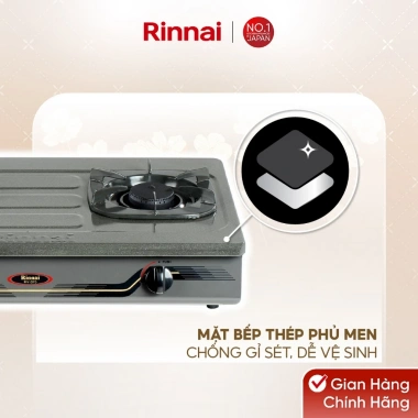 Bếp gas dương Rinnai RV-370(GM)N mặt bếp men kiềng bếp men - Giá chỉ 991.760 VND