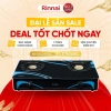 Bếp gas dương Rinnai RV-3.715GL mặt bếp kính, kiềng men - Giá chỉ 2.091.320đ