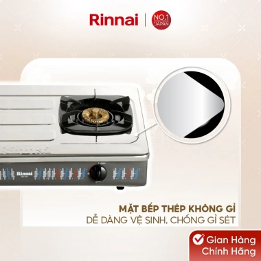 Bếp gas dương Rinnai RV-377(S)N mặt bếp inox kiềng men - Giá ưu đãi 1,250,480₫ 5 Bếp gas dương Rinnai RV-377(S)N mặt bếp inox kiềng men - Giá ưu đãi 1,250,480₫ 5