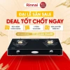 Bếp gas dương Rinnai RV-6 Double Glass – Mặt kính sang, kiềng men bền, giảm giá 22% còn 2.274.580₫ 9