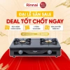 Bếp gas dương Rinnai RV-660(G) - Mặt bếp men + Kiềng men, Giá ưu đãi 1.48 triệu