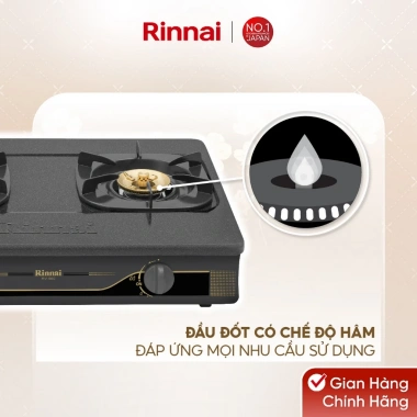 Bếp gas dương Rinnai RV-660(G) - Mặt bếp men + Kiềng men, Giá ưu đãi 1.48 triệu