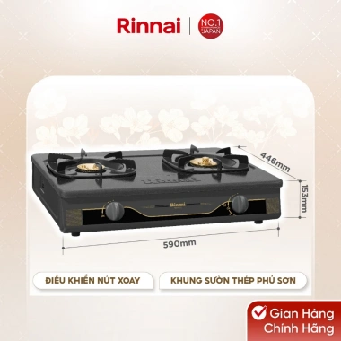 Bếp gas dương Rinnai RV-660(G) - Mặt bếp men + Kiềng men, Giá ưu đãi 1.48 triệu 6 Bếp gas dương Rinnai RV-660(G) - Mặt bếp men + Kiềng men, Giá ưu đãi 1.48 triệu 6