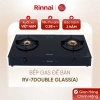 Bếp gas dương Rinnai RV-7 Double Glass mặt bếp kính, kiềng bếp men - Giá giảm 22% 2.490.180 VNĐ 2