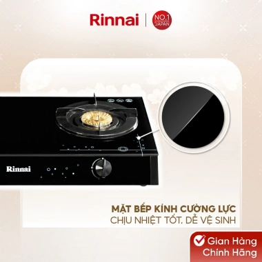 Bếp gas dương Rinnai RV-7 Double Glass mặt kính, kiềng men - giảm 19% chỉ 2.490.180₫ 5 Bếp gas dương Rinnai RV-7 Double Glass mặt kính, kiềng men - giảm 19% chỉ 2.490.180₫ 5