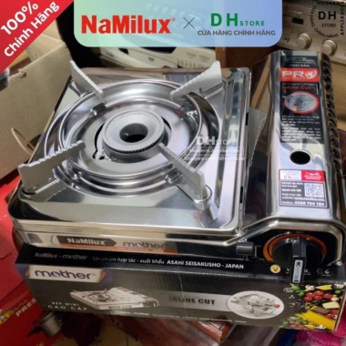 Bếp gas mini inox Namilux PL2.111AS - Chống han gỉ, chống nổ, cao cấp, giá 375k 2