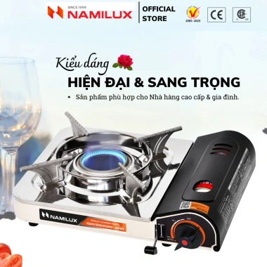 Bếp Gas Mini NaMilux NH-032PS - Đầu Đốt Cyclone, Tiết Kiệm Gas, Van Ngắt An Toàn, 2.4kW, Giá 409.000 (Hàng Chính Hãng) 5