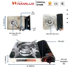 Bếp Gas Mini NaMilux NH-032PS - Đầu Đốt Cyclone, Tiết Kiệm Gas, Van Ngắt An Toàn, 2.4kW, Giá 409.000 (Hàng Chính Hãng) 7
