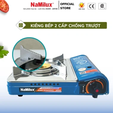 Bếp Gas Mini NaMilux NH-P2.911PS Du Lịch Xanh 2.6kW Van Inline Cut - Giá chỉ 339.000, Hàng Chính Hãng 3