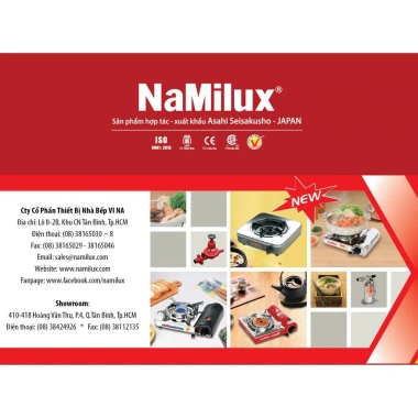 Bếp Gas Namilux Cyclone NA-172PS Mini - Hợp tác Asahi Nhật, Giá ưu đãi 400.700 VND 6