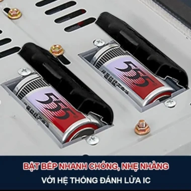 Bếp gas QT FAST đơn lật 10 đầu đốt cao cấp, cảm biến hẹn giờ ngắt gas, BH 24 tháng, giá 1.499.000₫ 8 Bếp gas QT FAST đơn lật 10 đầu đốt cao cấp, cảm biến hẹn giờ ngắt gas, BH 24 tháng, giá 1.499.000₫ 8