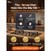 Bếp gas Tixx 5.200W 2 bếp - Tiết kiệm, nắp kính cường lực, dễ vệ sinh, 999.000₫ 9