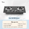 Bếp gas Tixx 5.200W 2 bếp - Tiết kiệm, nắp kính cường lực, dễ vệ sinh, 999.000₫ 10