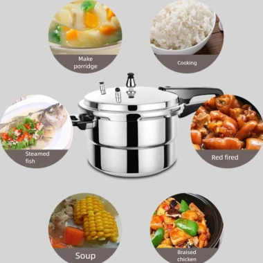 Bếp Gas TUREM 3-13L - Nồi áp suất hợp kim nhôm đa chức năng, khay hấp, nấu tại nhà 453.640₫ 5