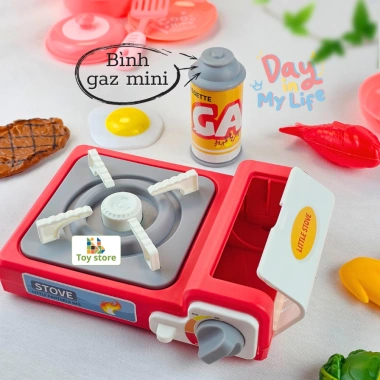 Bếp Gaz Mini Đồ Chơi Nấu Ăn Cho Bé 3-4 Tuổi - Bộ Nhập Vai Nấu Nướng 170k
