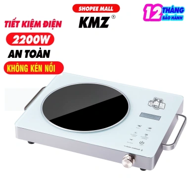 Bếp Gốm Hồng Ngoại KMZ G98 2.200W Không Kén Nồi Không Bức Xạ Tiết Kiệm Điện