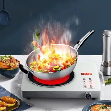 Bếp hồng ngoại 3.500W đơn và đôi không kén nồi, bảo hành 24 tháng, giá 329.000 đồng