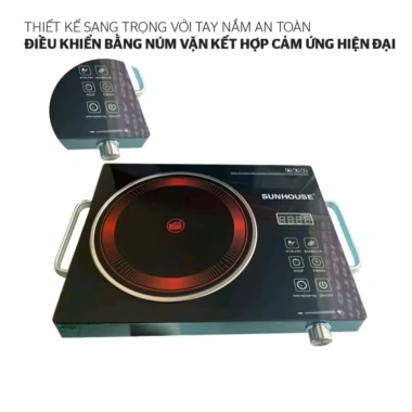 Bếp hồng ngoại cảm ứng SUNHOUSE SHD6.017 3.500W - Giá 330.000đ, BH 12 tháng