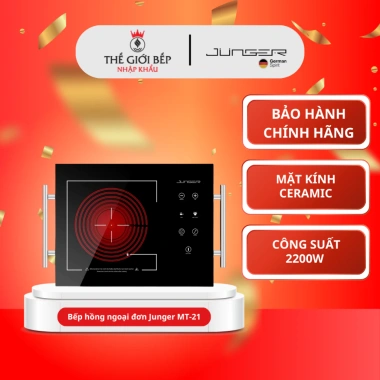 Bếp hồng ngoại Junger MT-21 - Cảm ứng chạm nhẹ, an toàn, tiết kiệm điện, giá 1.295.000₫