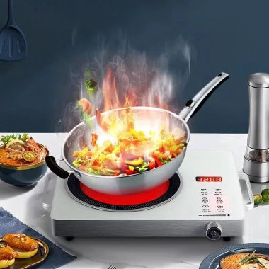 Bếp hồng ngoại PTLUXURY đa năng 3.500W không kén nồi, không bức xạ, tiết kiệm điện 419.000 VND