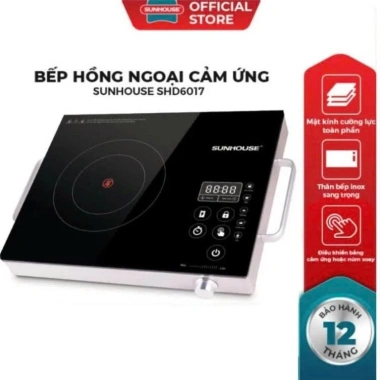 Bếp Hồng Ngoại SUNHOUSE SHD 6.017 cảm ứng, Tặng vỉ nướng, BH 12 tháng, Giá 685.000₫ 8