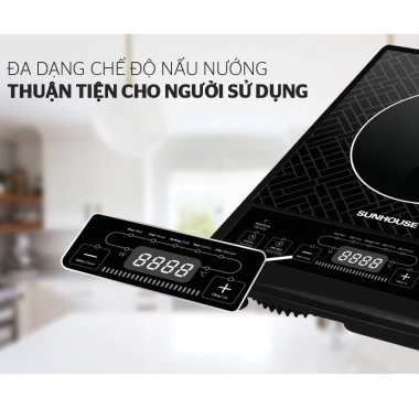 Bếp hồng ngoại Sunhouse SHD6.011 không kén nồi chảo, bảo hành 1 năm, giảm giá 540.000 VND