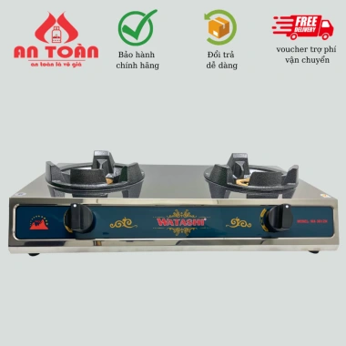 Bếp khè đôi inox Watashi WA-3.012N 2 lò 2 cửa Đun mau sôi, van cao áp, giá 1,150,000₫ 3