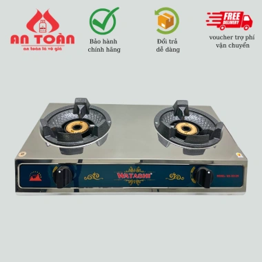 Bếp khè đôi inox Watashi WA-3.012N 2 lò 2 cửa Đun mau sôi, van cao áp, giá 1,150,000₫ 6