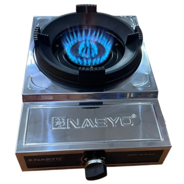 Bếp Khè Đơn NASYO NS-7B Inox - Công Nghiệp, Chịu Nhiệt Tốt, Giá ưu đãi 799.000 VND