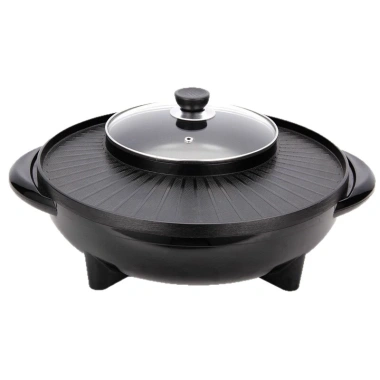 Bếp lẩu nướng 2 trong 1 đa năng – Nồi lẩu nướng tiện lợi, giảm giá còn 225.000₫
