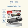 Bếp Lẩu Nướng Đa Năng 2 In 1 Cao Cấp 1.300W Chống Dính Giá chỉ 198.000₫ 7